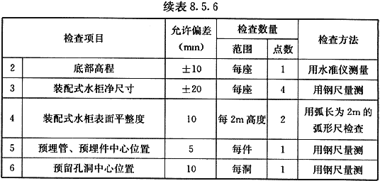 给水排水构筑物工程施工及验收规范GB 50141-2008